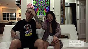behind the scenes curious vina sky begs random guy to fuck her hard