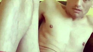 this amateur dude dives into solo cock play with shower toys and fisting