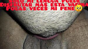 gently licking ecuadorian wife's ass vagina bent over intimate