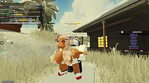 Roblox Gamer Blonde Ebony Big Ass Bent Over for Wet Doggystyle Fuck?