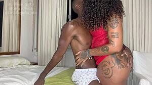 damn this unfaithful wife gets pounded by her big thick black lover's cock in sheer - full interracial! 🔥🍆💦