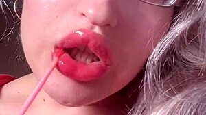 Bimbo Goddess Demands Lipgloss Worship in Captivating Webcam Findom