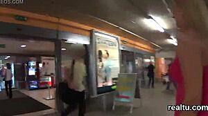 charming czech cutie seduced in mall shop stripped n fucked hard pov