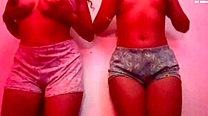 two venezuelan amateurs twerk their bare asses seductively