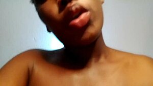 Big boobs teen grinds clit on huge bbc exploding double cum in mouth 💦💦