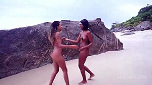 Post-Carnival Brazil 2024 Nude Beach Party Turns Into Ebony Brazilian Anal 2on2 ATM Dirty Ass Monster Fuck