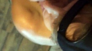 After soccer i facefucked my skinny teen slave she gagged n choked hard