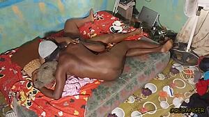 curvy ebony queen ameerah rides big black cock cowgirl doggystyle