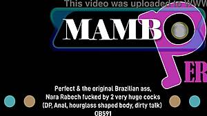 nara rabech's perfect ass and hourglass body dp anal fucked by two huge cocks