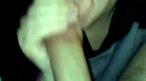 Blonde beauty spits and gags on cock in sloppy deepthroat handjob choke fest