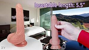 Quarterback Realistic Silicone Dildo Dual Density Penis for Deep Play