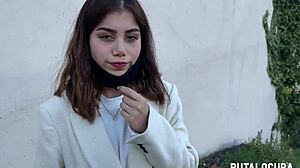 Putalocura Marina Gold Caught Sucking Cock On Street Then Fucked Hard