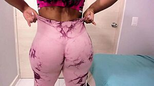 big ass latina begs for thick cock pounding her wet gaping pussy doggystyle till orgasm
