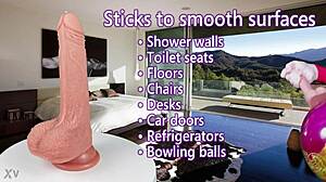 Quarterback Realistic Silicone Dildo Dual Density Penis for Deep Play