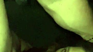 Cute amateur kneels for deep blowjob and creampie finish