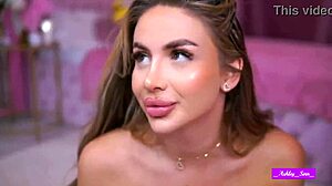 hey ashley sinn tease those big tits wiggle ass suck dildo then doggy fuck