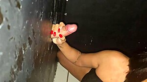gloryhole fun had me cumming wild on cocks! 🎉🍆💦