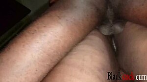 black ebony chubby girl takes my huge cock deep