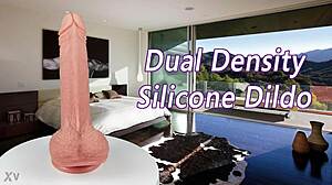 Quarterback Realistic Silicone Dildo Dual Density Penis for Deep Play
