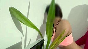 my wife hired this cute petite latina cleaner with pigtails and i fucked her hard
