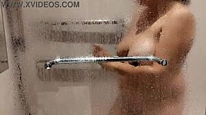 Caught Stepsister Showering in Bathroom After Bath Time Surprise