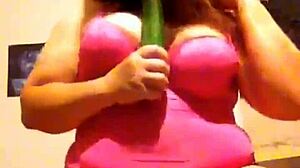 Ronda The Fat Hungarian Granny Sucks Ugly Cucumber Deep