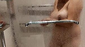 Caught Stepsister Showering in Bathroom After Bath Time Surprise