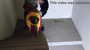 ever wonder what happens when my horny sister-in-law sneaks up those stairs?