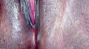 stepmom spreads juicy pussy lips and adds ice cream for stepson's hungry tongue