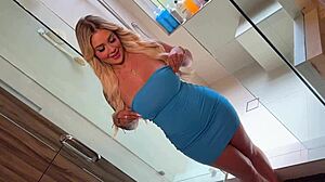 kali roses teddy tarantino shower blowjob cum facial