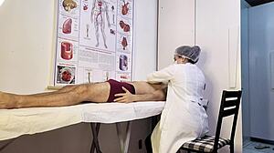 nurse exam turns hot as patient erection begs for brazilian latina pussy