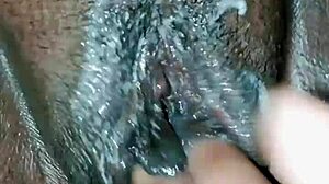 stepmom spreads juicy pussy lips and adds ice cream for stepson's hungry tongue