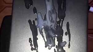 Huge monster cock solo masturbation erupts liters of thick cum in explosive orgasm