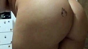 ruiva casada video calls lover while hubby jerks off and cums on her tits
