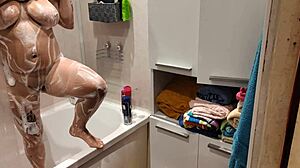 Caught Stepsister Showering in Bathroom After Bath Time Surprise