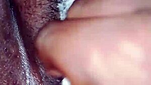 stepmom spreads juicy pussy lips and adds ice cream for stepson's hungry tongue