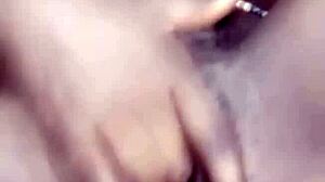 shaved pussy fingered wet and hairless