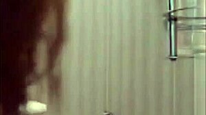 ha yen bends over big tits bouncing takes doggystyle in bathroom