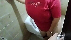 spied on my stepsis in the bathroom now she forces me to pound her huge ass