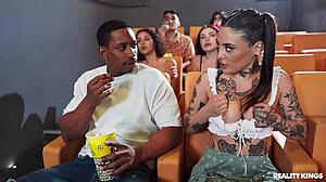 i cant stop cumming on her athletic latina bubble butt with piercing and tattoos