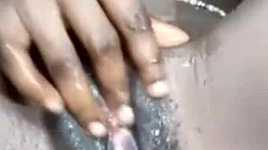shaved pussy fingered wet and hairless