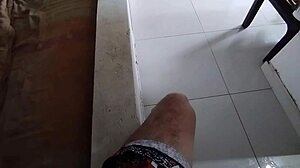 spied on my stepsis in the bathroom now she forces me to pound her huge ass