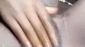 shaved pussy fingered wet and hairless