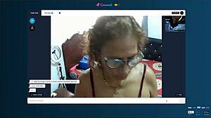check out this mature babe shaking her massive tits everywhere
