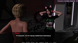 beth flashes her horny exhibitionist pussy outdoors part 1 gameplay