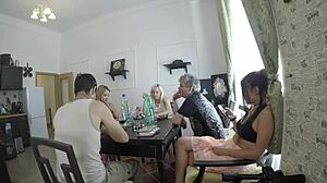 hot girls try-on haul turns steamy lesbian party heels miniskirts