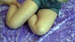 Cute Petite Teen Babe Teases Panties Outdoors