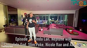 ever wonder how petite asian bop girls linda lan and nicole ray handle monster bbc at wild baller party?