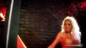 Horny Prisoner Pounds Two Big Titted Slutty Cops in Prison Cowgirl and Muff Dive