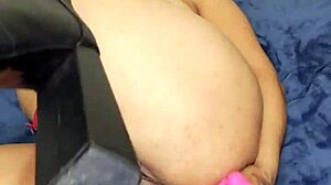naked spandex dress clings to fat mexican teen as she rides masturbating